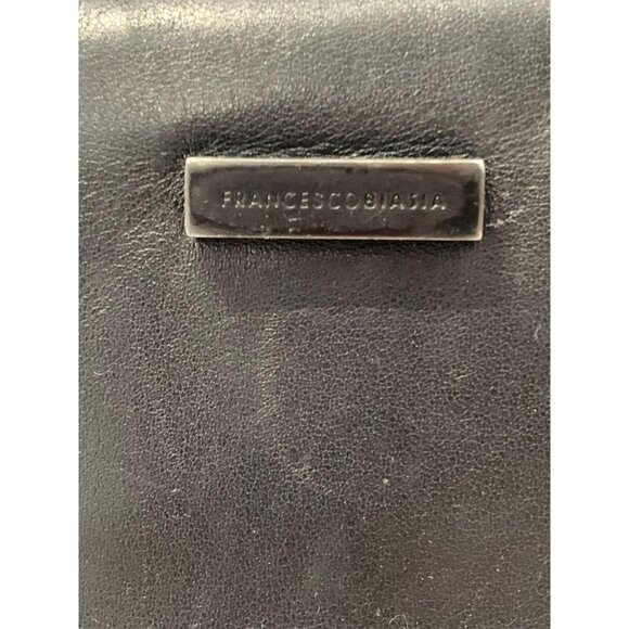 Francesco Biasia Evolution Black Leather Crossbody Bag With Adjustable Strap - Picture 2 of 10